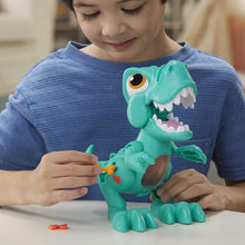 Carica l'immagine nel visualizzatore di Gallery, Hasbro Play-Doh Dino Crew - Il T-Rex Mangione, dinosauro giocattolo con suoni da dinosauro e 3 uova Play-Doh, per bambini dai 3 anni in su