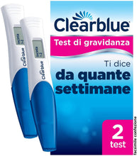Carica l&#39;immagine nel visualizzatore di Gallery, Clearblue Test di Gravidanza Digitale con Indicatore delle Settimane - Pacco con 2 test