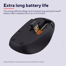 Carica l&#39;immagine nel visualizzatore di Gallery, Trust Yvi+ Mouse Wireless Silenzioso con Design Sostenibile, 800-1600 DPI, per Mano Sinistra e Destra, Microricevitore USB, Mouse Senza Fili Compatto per PC, Computer, Laptop, Mac - Nero