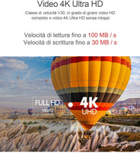 Carica l&#39;immagine nel visualizzatore di Gallery, Netac 128G Scheda Micro SD, Scheda di Memoria A1, U3, C10, V30, 4K, 667X, UHS-I velocità Fino a 100/30 MB/Sec(R/W) Micro SD Card per Telefono, Videocamera, Switch, Gopro, Tablet