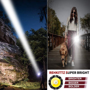 Torcia LED Potente Torce Alta Potenza Militare, Lumen Torcia... - Ilgrandebazar