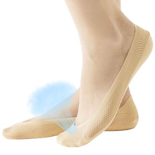 Carica l&#39;immagine nel visualizzatore di Gallery, JARSEEN 4Paia Calzini Fantasmini Donna Traspirante EU 39-42, 2beige+2nero - Ilgrandebazar