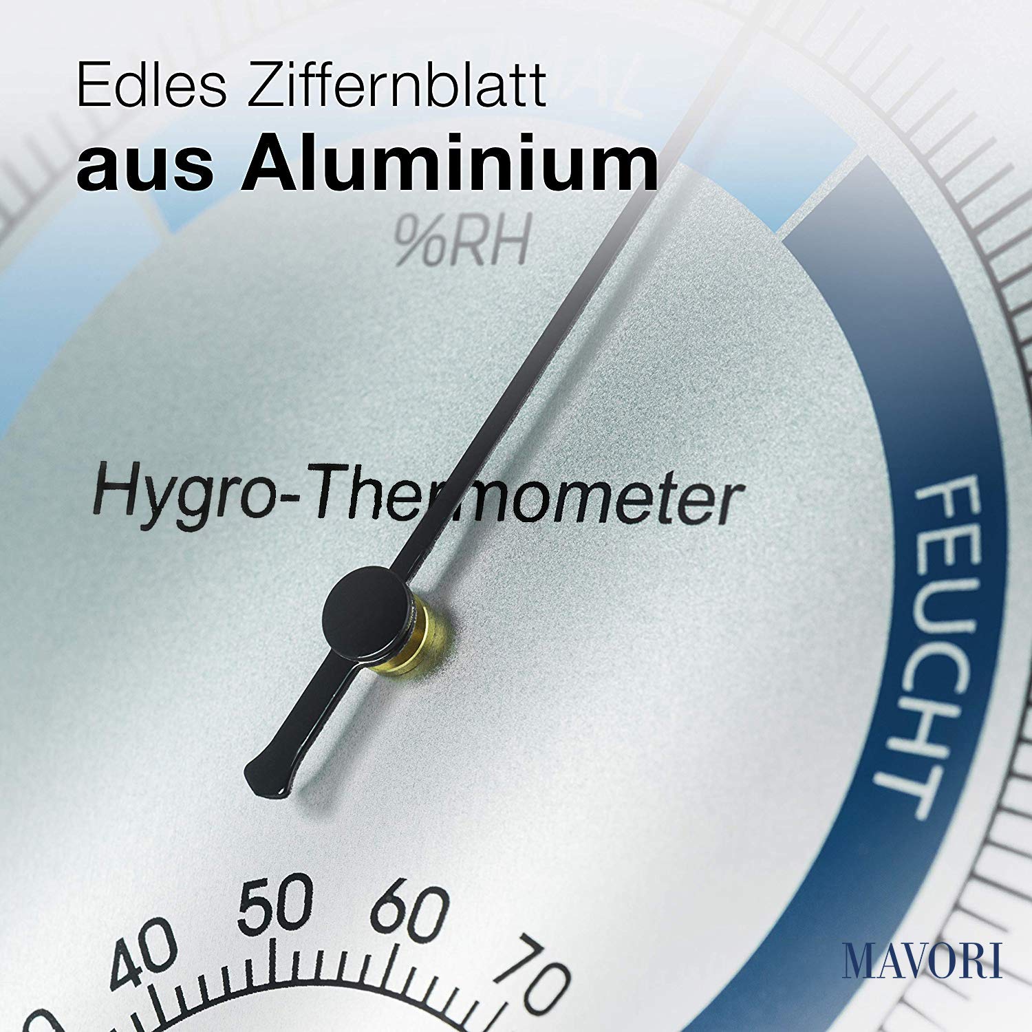 Misuratore di temperatura/umidità auto Misuratore Meccanico Analogico Metallo Igrometro Misuratore di temperatura/umidità auto Misuratore Meccanico Analogico Metallo Igrometro