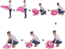 Carica l&#39;immagine nel visualizzatore di Gallery, SONGMICS Tenda da Gioco Castello da Principessa per Ragazze e Bambini, Casetta dei Giochi per Interni ed Esterni, Tenda Portatile, Regalo per Bambini, Rosa LPT01PK