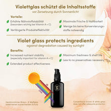 Carica l&#39;immagine nel visualizzatore di Gallery, Siero Viso alla Vitamina C BIO con Acido Ialuronico Puro 100% Vegano – 3 VOLTE PIÙ GRANDE (100ml) – Doppio Complesso Vitamina C 30% MIGLIORATO con Aloe Vera - Antietà Made in Germany