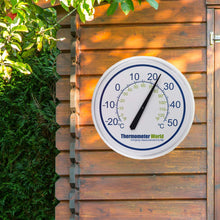 Carica l&#39;immagine nel visualizzatore di Gallery, Termometro da giardino grande, 300 mm, per interni o esterni, parete... - Ilgrandebazar