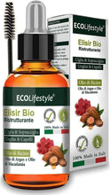 Carica l&#39;immagine nel visualizzatore di Gallery, Olio di Ricino per Ciglia Capelli (50ml) Siero Ciglia Allungante Pelle Unghie e Sopracciglia Allunga Rinforzante per Crescita Barba Castor Oil Olio di Ricino Puro Macadamia Argan Cheratina