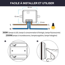 Carica l&#39;immagine nel visualizzatore di Gallery, Interruttore Luce Senza Fili, Didikit da Parete Energie white - Ilgrandebazar