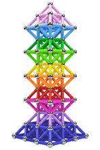 Carica l'immagine nel visualizzatore di Gallery, Veatree 160 Pezzi Puzzle Blocchi magnetici Giocattoli, Costruzione di Magnete Kit di Costruzione Giocattoli educativi per Bambini Che Giocano Gioco impilabile con Mattoni e Bastoncini magnetici 160pcs/Multicolore