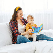 Carica l'immagine nel visualizzatore di Gallery, Herefun Libro di Stoffa per Bambini, Libro Interattivo Montessori Busy Board per Bambini, Tavola attività Bambino Cognition Libro Giocattoli Educativi per Bambino con Chiusura Lampo, Bottone
