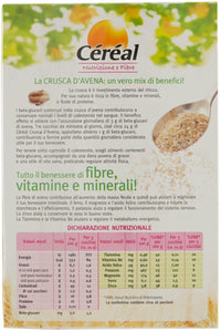 Céréal Crusca D'Avena, avena istantanea, mix avena colazione o per pancake, ricca in fibre formato richiudibile - 400 g