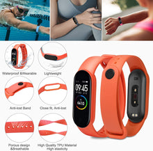 Carica l&#39;immagine nel visualizzatore di Gallery, ivoler [20 Pezzi] 16 Cinturino Xiaomi Mi Band 5/Amazfit Band 5 + 4 Pellicola Protettiva per Xiaomi Mi Band 5 Cinturino di Ricambio Morbido, Traspirante, Resistente al Sudore e Multicolore
