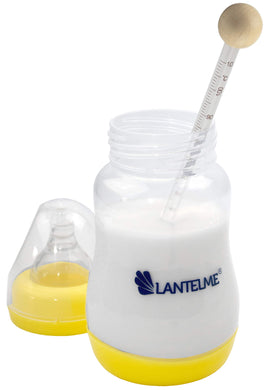 Lantelme 7879 - Termometro analogico per biberon, in vetro, 24 cm Trasparente - Ilgrandebazar