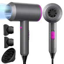 Carica l'immagine nel visualizzatore di Gallery, Fezax Asciugacapelli Ionico Professionale 2000W per Asciugatura Rapida, Potente Phon per Capelli con 2 Velocità e 3 Impostazione della Temperatura, Pulsante Caldo/Freddo