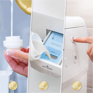 Lenor Ammorbidente Lavatrice Concentrato, 296 Lavaggi (8 x 37), Oro e Fiori di Vaniglia, Maxi Formato, Azione Ammorbidente, Freschezza Duratura, per Tutti i Capi