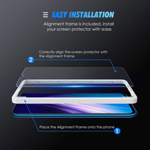 Carica l&#39;immagine nel visualizzatore di Gallery, [4 Pezzi] SPARIN Pellicola Vetro Temperato Compatibile con Xiaomi Redmi Note 8 / Note 7, Pellicola Protettiva per Redmi Note 8/ Note 7 [Cornice di allineamento] [Ultra Resistente] [Durezza 9H]