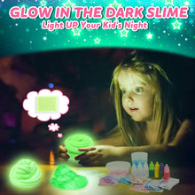 Carica l'immagine nel visualizzatore di Gallery, Dookey Slime Unicorno Kit, Laboratorio Slime per Bambine Slime Forniture Include Argilla, Glitter, Fette di Frutta, Magical Craft Fai da Te Set di Slime Fatto in Casa (43 Pezzi)