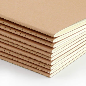 VEESUN Blocco Note A5 Set da 10, Quaderno Schizzi per A5/10Pcs, Beige.