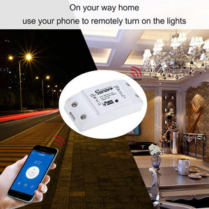 Festnight SONOFF Smart switch Wifi Timer, 10A / 2200W Android/IOS 1pc - Ilgrandebazar