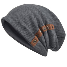 Carica l&#39;immagine nel visualizzatore di Gallery, VECRY Uomo Berretti in Maglia Cappellini Skull Cotton Slouch Beanie...