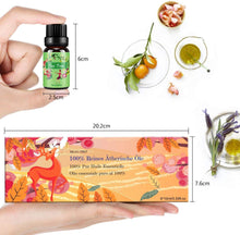 Carica l&#39;immagine nel visualizzatore di Gallery, Olio Essenziale Puri Naturali - ISUDA Oli Essenziali Set 100% per Diffusori Ultrasuoni Aromatherapie 6 Sapori Lavanda, Tea Tree, Eucalipto, Limone, Arancia Dolce, Menta Piperita