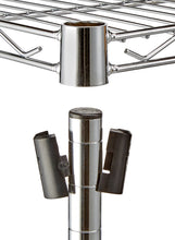 Carica l'immagine nel visualizzatore di Gallery, AmazonBasics - Scaffalatura a 3 ripiani, Cromato 3 Cromo - Ilgrandebazar