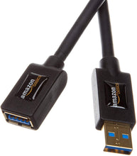 Carica l'immagine nel visualizzatore di Gallery, AmazonBasics - Cavo prolunga USB 3.0 A maschio/A femmina (1 m) - Pacco da 2 - Ilgrandebazar