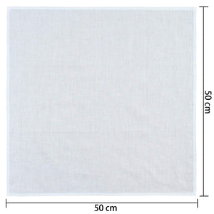 Elcoho, Confezione da 4 panni quadrati in morbida mussola Size B, 50 x 50 cm - Ilgrandebazar