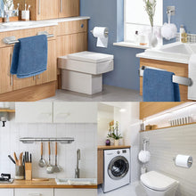 Carica l'immagine nel visualizzatore di Gallery, AIKER Porta Asciugamani Bagno,Set di Accessori, Adesivo 8PCS,Acciaio Inossidabile 304 Ispessito di Alta Qualità, Per Mobili o arredo a Parete