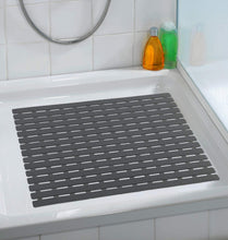 Carica l'immagine nel visualizzatore di Gallery, Wenko 23125100 Tappeto Antiscivolo per Doccia 3,0 x 18,5 x 58,0 cm, Grigio - Ilgrandebazar