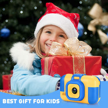 Carica l&#39;immagine nel visualizzatore di Gallery, ASIUR Fotocamera Digitale per Bambini 1080P HD Videocamere Giocattolo Ricaricabili Videocamere per Bambini per Ragazze e Ragazzi 3-8 Anni Compleanno Natale Capodanno Regalo (Blu)