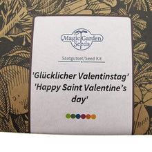 Carica l&#39;immagine nel visualizzatore di Gallery, Buon San Valentino - Set regalo di semi con 4 fiori romantici: Simbolo... - Ilgrandebazar