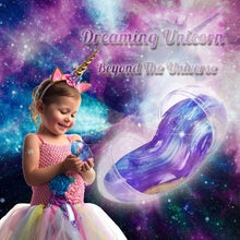 Carica l'immagine nel visualizzatore di Gallery, Kit Completo per Slime Unicorno – 20 Colori Slime Kit per Ragazze Giocattoli con 10 Glitter in Polvere(Tutto Incluso)
