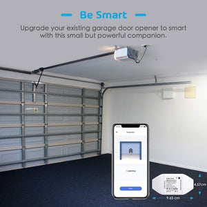 Wifi Apriporta Garage Door Opener Smart 18,8 x 11,7 x 4,5 cm, Bianco - Ilgrandebazar