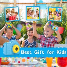 Carica l'immagine nel visualizzatore di Gallery, Fotocamera per Bambini Giocattolo Videocamera Digitale per Bambini Giocattoli Regalo Per Bambini Schermo HD da 2 pollici 1080P 32 GB TF Card da 3 a 12 anni Ragazzi e Ragazze … (blu)
