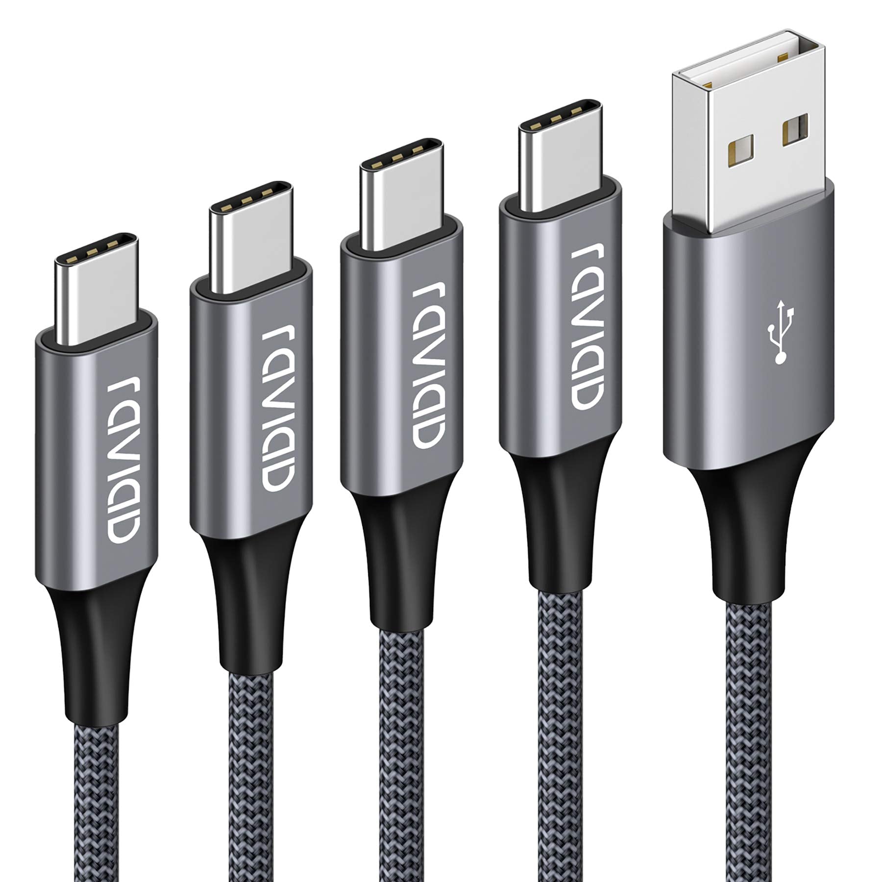 Cavo USB Micro USB 5M, Nylon Cavo Micro USB Trasferimento Dati e
