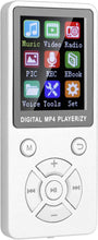 Carica l'immagine nel visualizzatore di Gallery, Agatige Lettore MP3/lettore MP4, Musica T1 Lettore MP3 MP4 Supporto Bluetooth Memoria 32G Pulsanti Tattici a Otto diagrammi(Bianca)