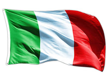 Carica l'immagine nel visualizzatore di Gallery, Andrà Tutto Bene 1 PEZZO Bandiera Italia 5 * 3ft 90x150cm con Anelli Tricolore Azzurri Nazionale Tessuto Resistente allo sbandieramento Italy Flag (90x150 con Anelli) 1 pezzo 1pcs con Anelli