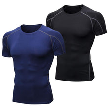 Carica l&#39;immagine nel visualizzatore di Gallery, Niksa 2 Pezzi Fitness T-Shirt Maglia Manica Lunga Compressione Uomo Maniche... - Ilgrandebazar
