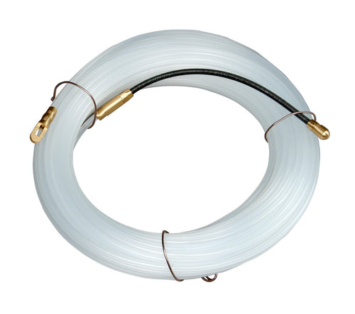 Electraline 61052 Sonda Tiracavi in Nylon, 20 m, Diametro 3 20 metri, Bianco - Ilgrandebazar
