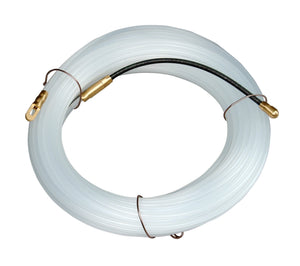 Electraline 61052 Sonda Tiracavi in Nylon, 20 m, Diametro 3 20 metri, Bianco - Ilgrandebazar