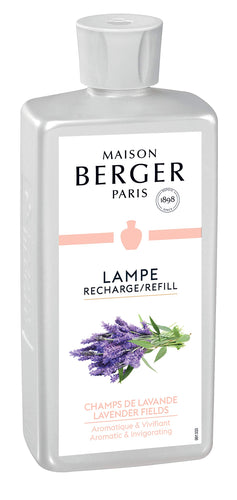 Lampe Berger Riserva di Profumo Campi Lavanda, Liquido, 500 ml, Argento