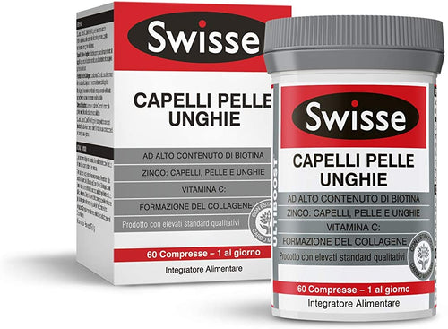 Swisse Capelli Pelle Unghie Integratore Alimentare 60 Compresse