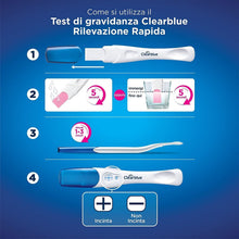 Carica l'immagine nel visualizzatore di Gallery, Test di Gravidanza Clearblue Rilevazione Rapida, Risultato Rapido, anche in 1 minuto*, 2 Test