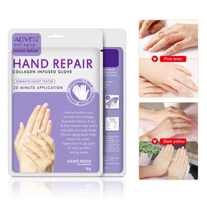 3 Paia Di Guanti Idratanti Maschera Per Le Mani Contengono Olio Oliva +... - Ilgrandebazar