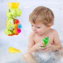 Carica l'immagine nel visualizzatore di Gallery, BeebeeRun Baby Bath Toy Giocattolo da Bagno di Dinosauro con Dino Bath Libro Fontana di Dinosauro Giocattolo da Bagno Gioco per Bambini Bambini Ragazzi Ragazze 1 2 3 4 Anni