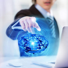 Carica l&#39;immagine nel visualizzatore di Gallery, ShinePick Mini UFO Drone, Palla Volante Giocattoli Volanti Controllati a Mano Ricaricabile, RC Quadricottero Induzione a Infrarossi con Luci a LED per Bambini RagazzoRagazza Interno Esterno