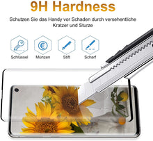 Carica l'immagine nel visualizzatore di Gallery, [2 pezzi] Vetro Temperato per Samsung Galaxy S10, [3D Copertura Completa ] Pellicola Protettiva, 9H Durezza, Anti-bolle, HD Clear, Pellicola Protettiva in Vetro Temperato per Samsung S10 - Nero