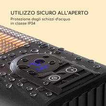 Carica l&#39;immagine nel visualizzatore di Gallery, blumfeldt Silver Bar 2000 - Radiatore a Infrarossi, Lampada 2000 Watt - Ilgrandebazar