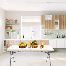 Carica l&#39;immagine nel visualizzatore di Gallery, Sotech - Tavolo Trasportabile, Portatile 152 x 71.5 cm, Bianco - Ilgrandebazar